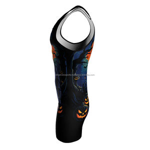 ชุดมวยปล้ำแบบใหม่ล่าสุด ขายส่ง ชุดผู้ใหญ่ผู้ชาย ผ้าสแปนเด็กซ์/โพลีเอสเตอร์ น้ำหนักเบา ป้องกันแบคทีเรีย คุณภาพสูง ไร้ตะเข็บ - Product Image 3