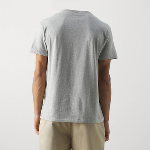 T-shirt de fitness 100% coton avec impression de logo personnalisé pour hommes T-shirt de qualité supérieure surdimensionné 230 GSM à séchage rapide avec col rond de GLOVES City - Product Image 2