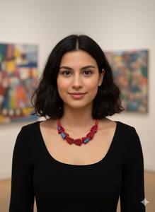 สร้อยคอลูกปัดแก้วทรงเม็ดไข่มุกธรรมชาติทำจากไม้แบบธรรมชาติพร้อมการปักที่มีสีสันสำหรับเครื่องประดับงานปาร์ตี้ของผู้หญิง - Product Image 6