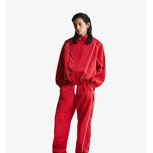 Pantalones deportivos de hombre tipo jogger, casuales, con cremallera, para gimnasio, entrenamiento, chándal, de alta calidad, de pierna ancha, lisos, estilo urbano, pantalones deportivos. - Product Image 6