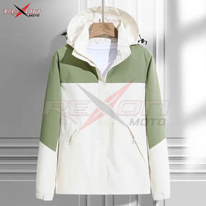 Nueva chaqueta cortavientos con capucha para parejas al por mayor, impermeable, cálida, resistente al desgaste, abrigo de camuflaje, ropa transpirable para exteriores - Product Image 4