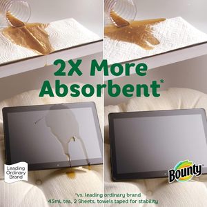 กระดาษเช็ดมือแบบม้วน Bounty Select-A-Size, 6 ม้วนแบบ Double Plus = 15 ม้วนปกติ - Product Image 4