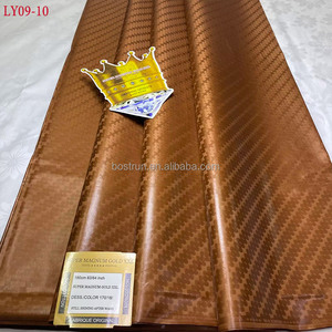LY09 Tissu de dentelle africaine <span class=keywords><strong>Bazin</strong></span> de qualité autrichienne, riche et luxueux, pour <span class=keywords><strong>mariage</strong></span>, tissu de dentelle <span class=keywords><strong>Bazin</strong></span> nigérian pour robe de soirée - Product Image 3