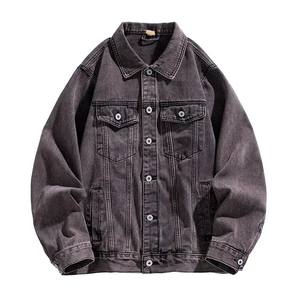 Veste de travail en jean pour homme, de haute qualité, printemps automne, vintage, multicolores, vestes en jean de moto - Product Image 6