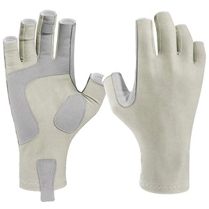 Gants de pêche antidérapants sans doigts de protection personnalisés en gros d'usine pour les gants de pêche pour adultes - Product Image 2