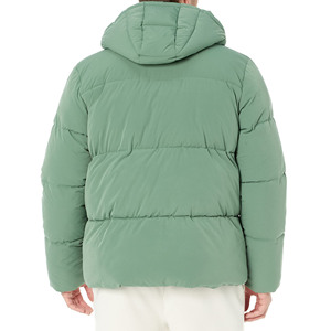 Unisex Autumn Winter Loose Casual Hooded Windproof Polyester <b>Jacket</b> For <b>Men</b> with Zipper Outdoor <b>Warm</b> Puffer <b>Men's</b> <b>Jackets</b> - Product Image 6