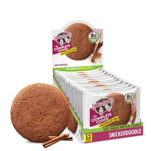 Lenny & Larry's Complete <b>Protein</b> Cookie, [Snickerdoodle], Chewy Soft Baked, 8g Plant <b>Protein</b>, 2 Ounce Cookie (Pack of 12) - Product Image 4