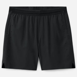 Short de sport pour hommes en polyester personnalisé solide et écologique de haute qualité avec caractéristiques respirantes et à séchage rapide - Product Image 1