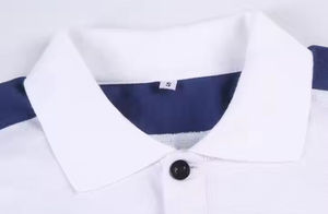 Chemise habillée décontractée pour homme en twill uni, à manches courtes, col montant, simple boutonnage, infroissable, séchage rapide, respirante, idéale pour l'été - Product Image 6