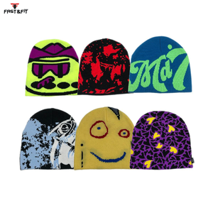 Latest Design High Quality Breathable Waterproof Cotton 3D Embroidery Customizable Unisex Professional Casual Lightweight <b>Beanie</b> - Product Image 1