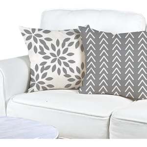 Custom Digital Print <b>Cushion</b> <b>Cover</b> 45x45 | Knitted Polyester Decorative Pillow Case for Home or Hotel | Plant Design OEM - Product Image 1