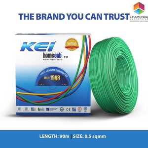 Fil de cuivre isolé en PVC de qualité supérieure à 1 noyau 2.5 SQMM résistant au feu pour usage industriel et résidentiel/commercial - Product Image 3