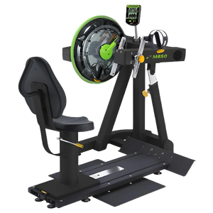 Ergómetro de Brazos con Resistencia Fluida Dinámica, Bicicleta Estática de Pedales para Entrenamiento de Resistencia - Product Image 3
