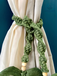 Embrasses de rideaux en corde torsadée Reef Embrace Cord Ties - Product Image 3