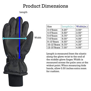 Gants tactiques d'hiver thermiques blindés pour le ski, en microfibre, à doigts complets, pour le cyclisme, les sports de plein air et la course - Product Image 3