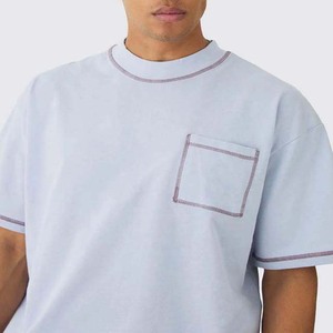 100% coton OEM personnalisé couleur unie ensembles grande taille pour hommes d'été ensemble de shorts de jogging surdimensionnés lourds de qualité supérieure 220gsm - Product Image 3