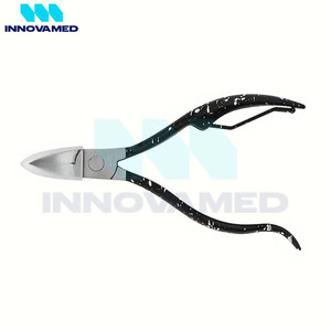 Pinzas para uñas, mango de Color negro, buen proveedor, tasa al por mayor, OEM, ODM, duradero, antideslizante, fácil de agarrar, herramientas de manicura y pedicura - Product Image 4