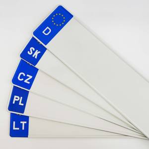 High-quality <b>Metal</b> License Plates <b>Aluminum</b> Blank Number Plates - Product Image 2