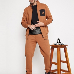 Vente chaude à la mode Zip Up Survêtement Slim Fit Confortable Survêtement Personnalisé Solide Prix Pas Cher Hommes Survêtements - Product Image 2