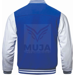 Veste universitaire personnalisée en gros |   Veste de Baseball en Laine et Cuir Premium |   Commande en gros de fournitures pour uniformes scolaires et d'équipe - Product Image 3