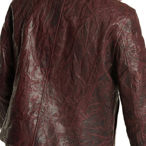 Nuevo diseño de chaqueta de cuero de motorista para hombre a prueba de viento bordado personalizado cuero de vaca Original y chaqueta de moto transpirable para hombres - Product Image 4