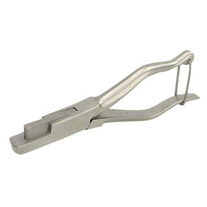 Punzón de oreja reutilizable de acero inoxidable, alicates con forma de muesca para identificación de animales, instrumentos veterinarios para ganado - Product Image 1