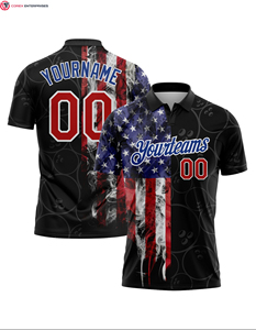 Polo pour homme à séchage rapide de haute qualité avec logo personnalisé, imprimé pour l'été - Product Image 1