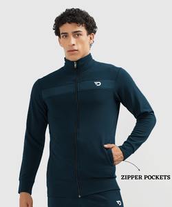 <b>Mens</b> Dobby <b>Lycra</b> Slim Fit Jacket (GSM 290) - Product Image 5