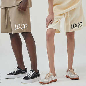 Shorts Casuales de Verano de Felpa Francesa 100% Poliéster al por Mayor, Logotipo Personalizado, Ropa de Gimnasio, Cómodos, Lisos, hasta la Rodilla - Product Image 5