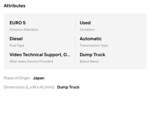 El mejor!! Camión Volquete DC64 Usado Original 2024 2023 con Bajo Kilometraje - Product Image 5