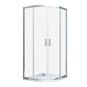 Geranium S1169 4 mm Vidrio templado Semicircular Recinto para puerta de ducha Tamaño 90X90X190H Re... - Product Image 2