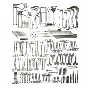 Fida FD-615 Quốc Tế Lớn Mở bụng Bộ 109 Pcs CE Được Phê Duyệt Dụng Cụ Phẫu Thuật Đức Thép Không Gỉ Của Nhãn Hiệu Điện Vàng - Product Image 1