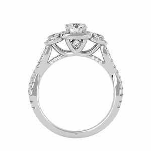 แหวนหมั้นเพชรธรรมชาติที่ได้รับการรับรองจากห้องปฏิบัติการสำหรับผู้หญิงได้รับการรับรองจาก IGI และ ingemco ในอินเดีย - Product Image 3