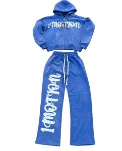 Ensemble de sweat à capuche vintage personnalisable pour homme, grande taille, en polaire épaisse 1500g, polyester, délavé à l'acide, orné de strass, style streetwear - Product Image 1