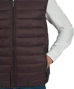 Venta Directa de Fábrica, Chaleco Acolchado con Cierre y Cuello en V, Personalizable, Transpirable, de Alta Calidad, para Hombre, Invierno, Casual - Product Image 2