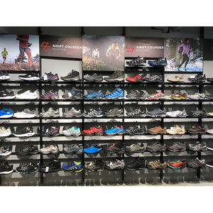 Système mural en métal 1x2, présentoir de magasin, promotion, décoration de café, étagères - Product Image 3