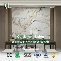 Panel de Pared SPC de Alta Calidad, Resistente al Agua, al Fuego y al Moho, Panel Decorativo 3D Moderno y Clásico Personalizado para el Hogar