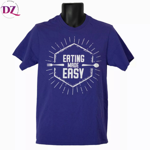T-shirts pour hommes personnalisés unisexes en coton et polyester de haute qualité - Product Image 1