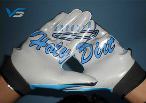 Gants de football américain de haute qualité OEM service sur mesure gants de rugby collants gants de sport à doigts entiers - Product Image 4