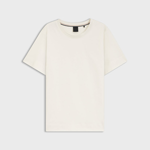 Camisetas de Manga Corta para Mujer, Cuello Redondo, Ajuste Entallado, Anti-Pilling, Color Sólido, Poliéster/Algodón, MOLSON SPORTS - Product Image 1