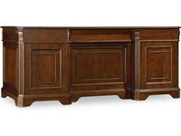Grand bureau classique pour la maison / Bureau d'ordinateur pour la maison avec tiroirs de rangement
