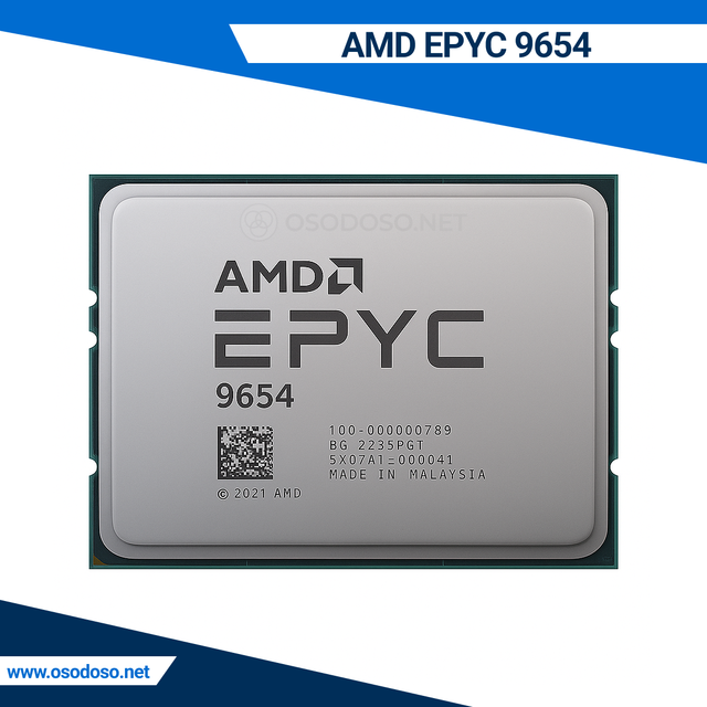AMD EPYC 9654 96-Core 192 Threads 2.4GHz-3.7GHz 360W