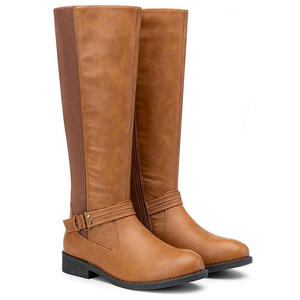 Bottes d'équitation polo faites à la main en cuir véritable grand équipement équestre confortable chaussures d'équitation durables bottes longues polo - Product Image 1