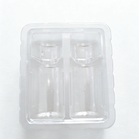 Étiquettes d'emballage numériques brillantes/holographiques personnalisées OEM, écologiques, recyclables, imperméables, inserts de plateau en matériaux PET/vinyle