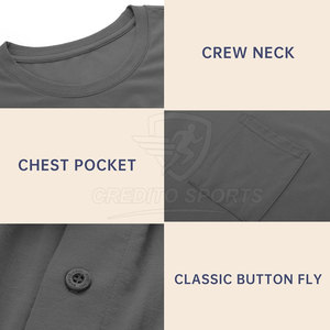 Conjunto de camiseta y pantalones cortos de diseño personalizado para hombre, conjunto moderno de pantalones cortos y camiseta para hombre, ropa cómoda para el verano - Product Image 4