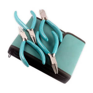 Kit de pinces à bijoux en acier inoxydable à prix raisonnables Kit de pinces à bijoux légères à faible quantité minimale de commande - Product Image 1