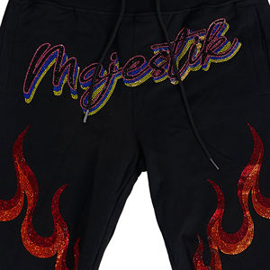 กางเกงขาสั้นผ้าคอตตอนสำหรับ100% กางเกงขาสั้นประดับพลอยเทียมสไตล์ใหม่สำหรับฤดูร้อนดีไซน์ใหม่ล่าสุด - Product Image 4