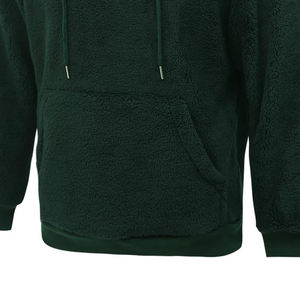 Sudaderas con capucha de lana Sherpa para hombre de alta calidad New Street Style Doble capa para invierno La mejor calidad Teñido liso - Product Image 4