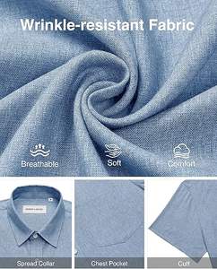 Camisas de Pesca de Alta Calidad, Camisas de Manga Corta con Botones, Camisas Casuales para Vacaciones, Playa, Verano - Product Image 4