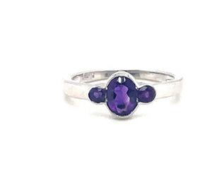 Coeurs romantiques en argent sterling 925 bague fine goutte d'eau à la mode CZ ensemble dans une lunette classique pour les mariages et les fêtes - Product Image 2